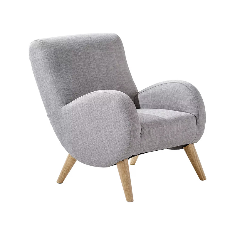 Chaise de loisirs pour enfants avec accoudoirs, touche enfant confortable avec tissu en coton