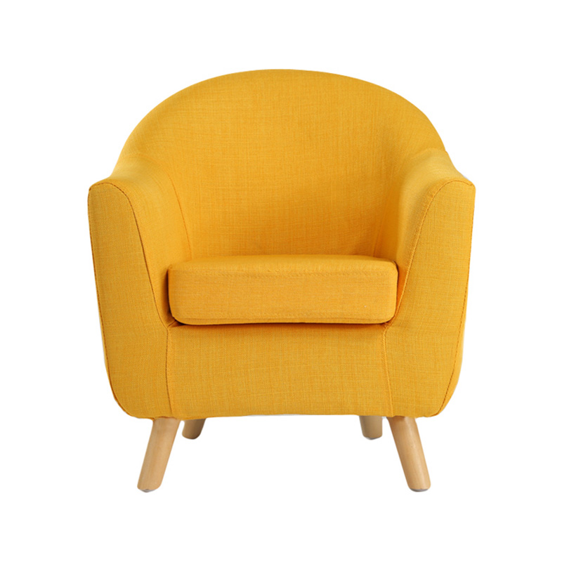 Fauteuil enfant avec accoudoirs, mini-fauteuil confortable recouvert de tissu doux