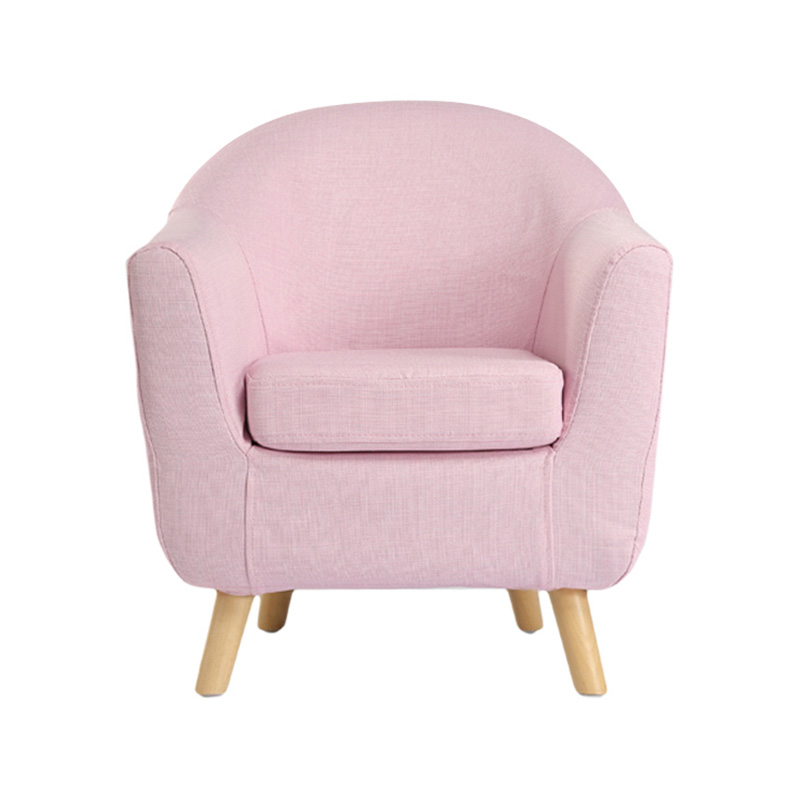 Fauteuil enfant avec accoudoirs, mini-fauteuil confortable recouvert de tissu doux