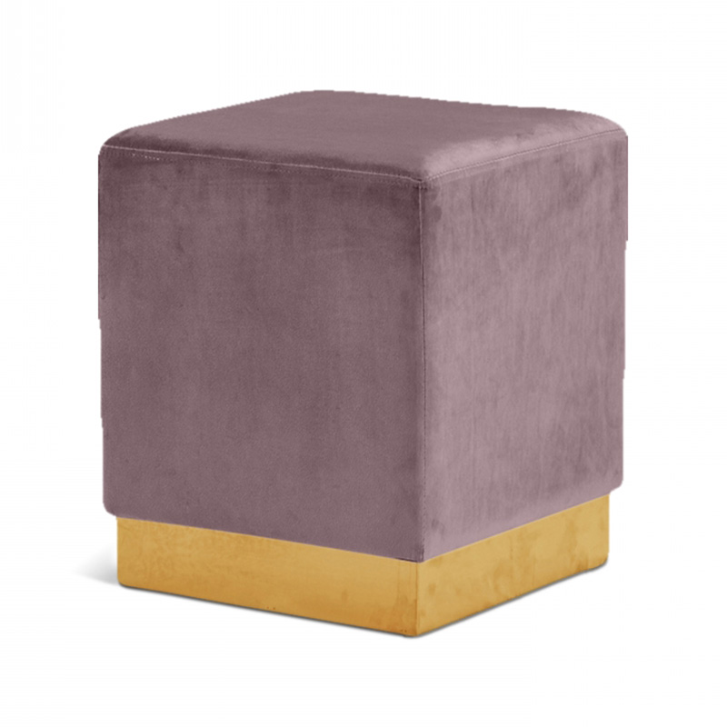 Pouf en velours