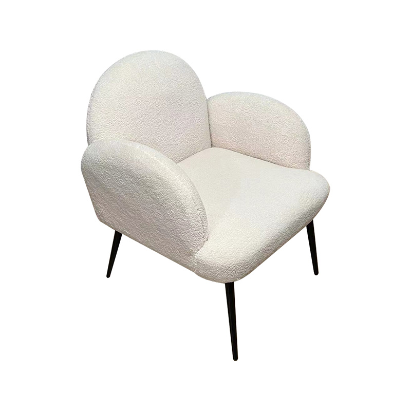 Chaise d'appoint Boucle avec pieds robustes