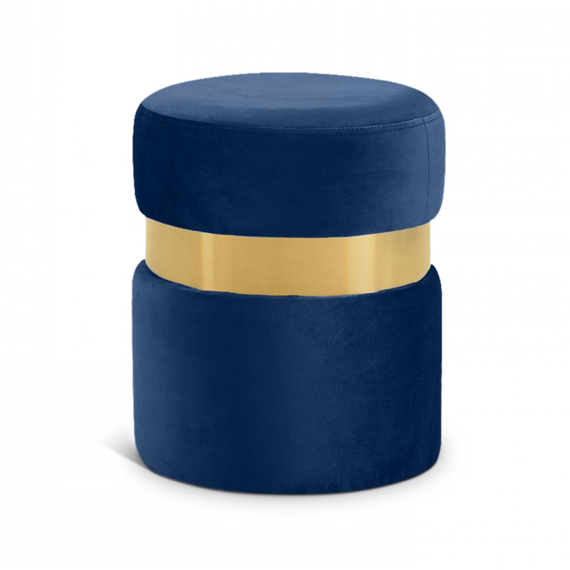 Pouf en velours