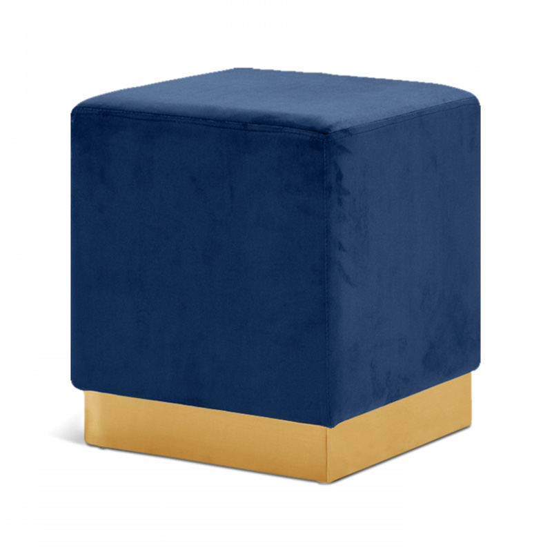 Pouf en velours