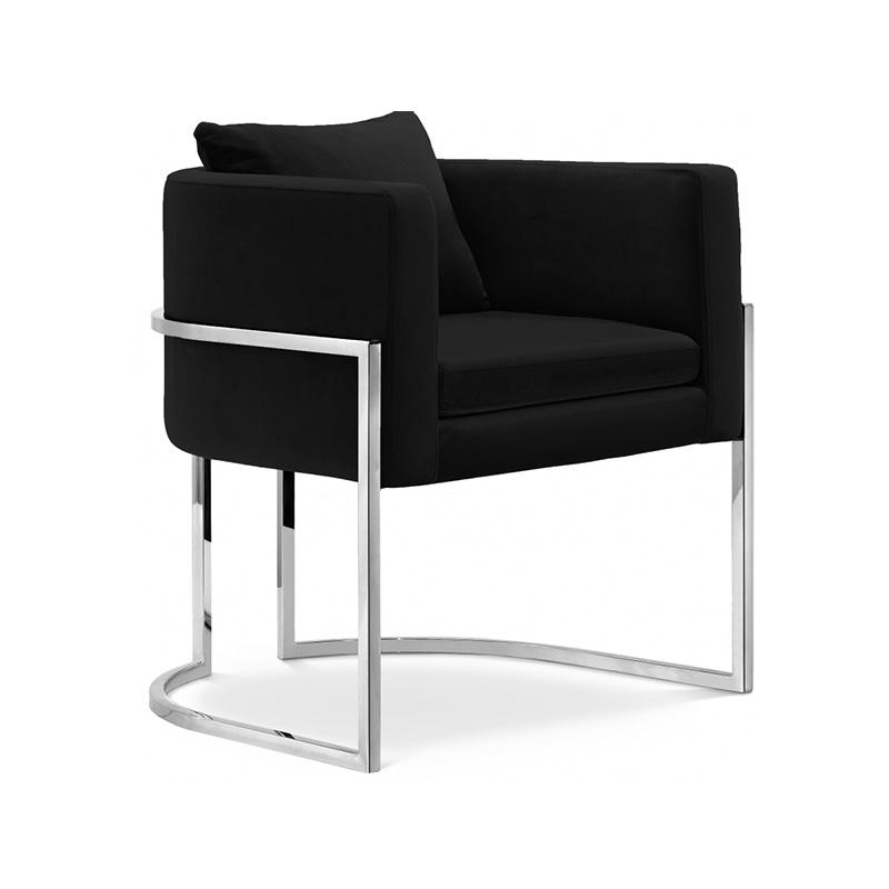 Fauteuil d'appoint en velours