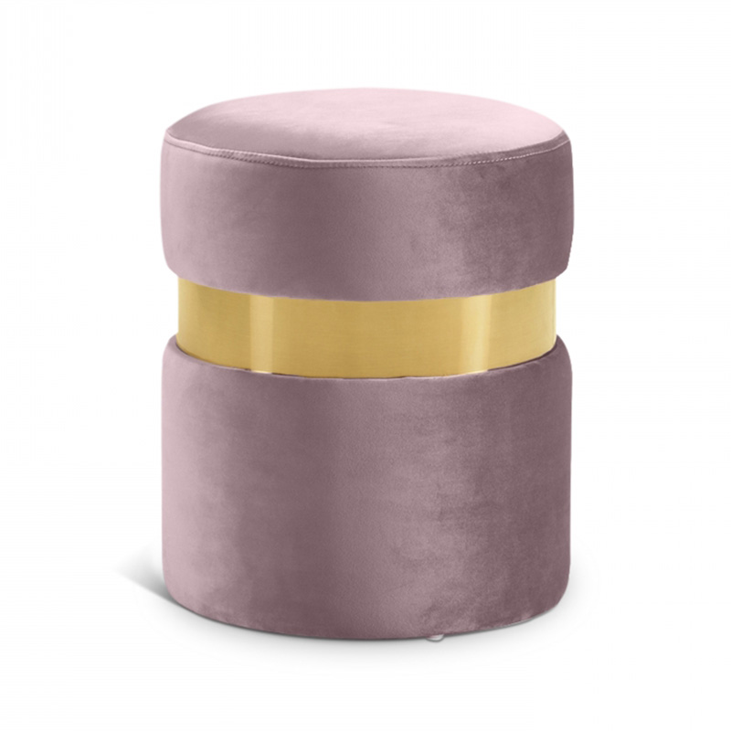 Pouf en velours