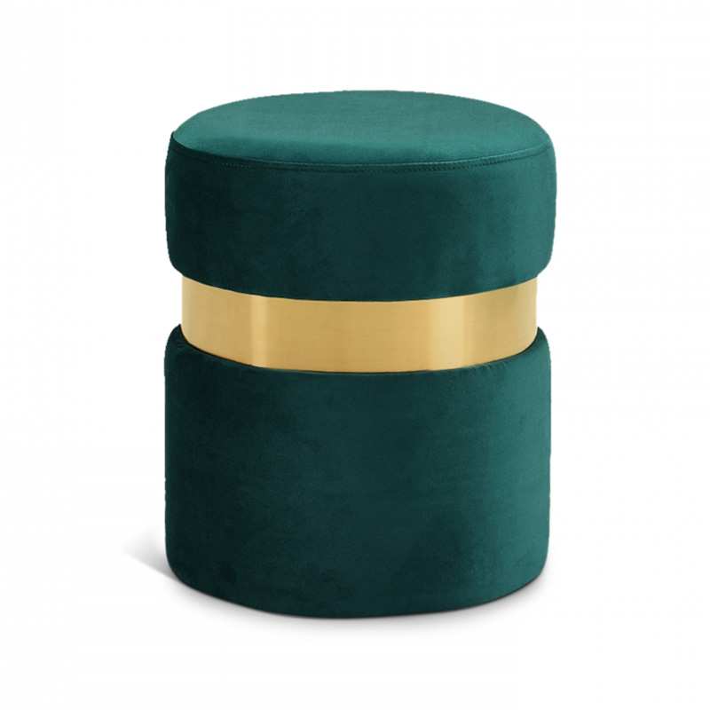 Pouf en velours